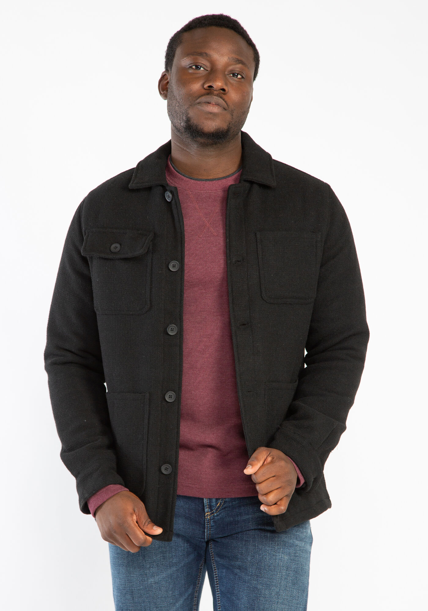 quilted chore jacket Image 1