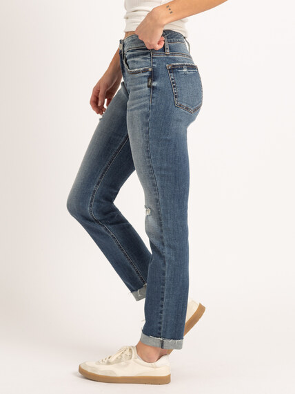 suki mid rise slim straight jeans Image 3