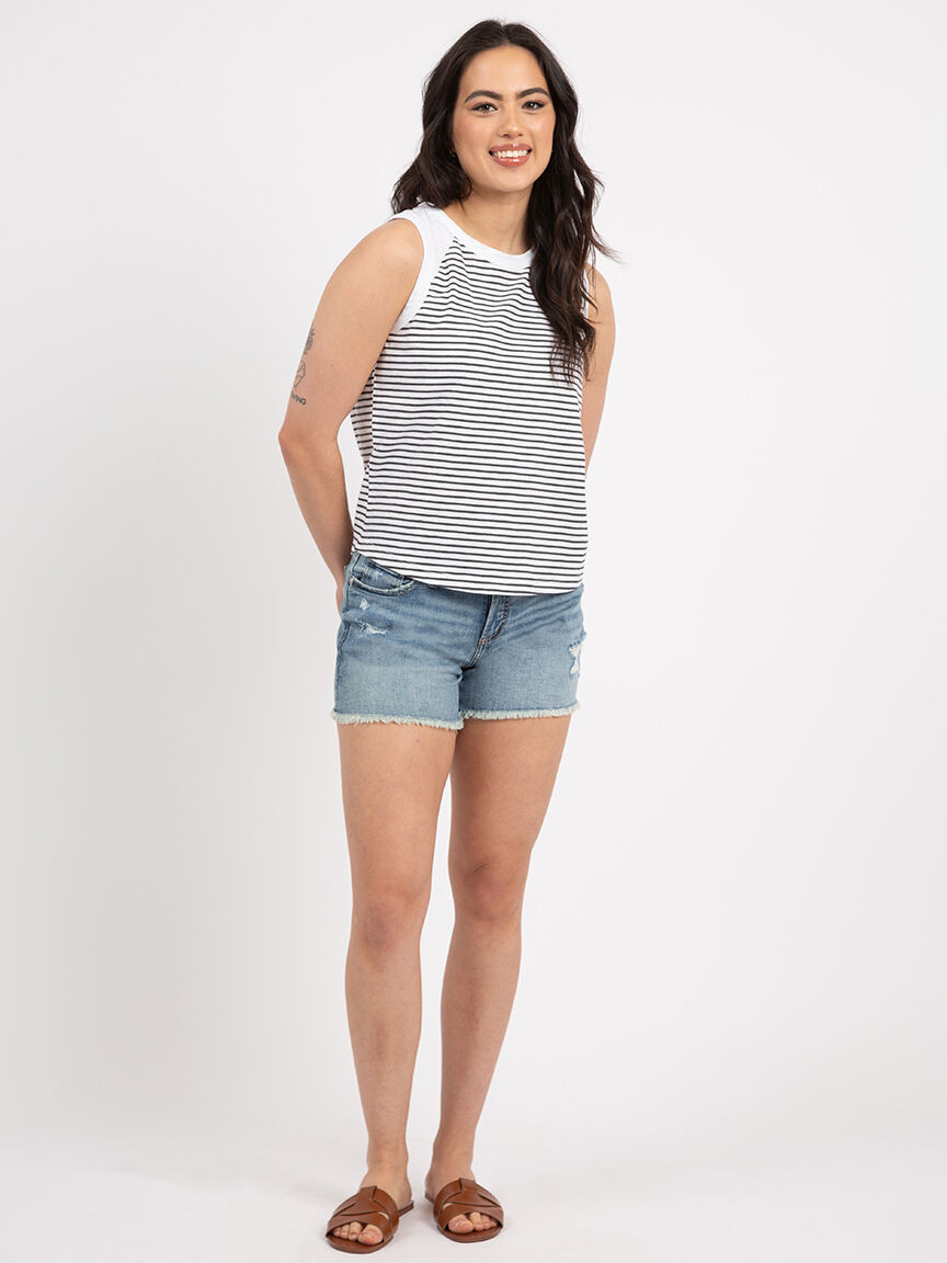 mildred muscle tank stripe Image 2
