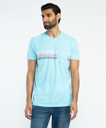 tee with stripes, Grey Mix