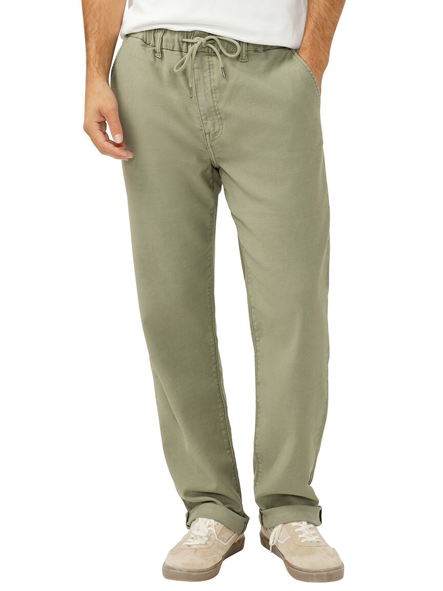 Relaxed Fit Trouser Leg Knit Flex Jeans