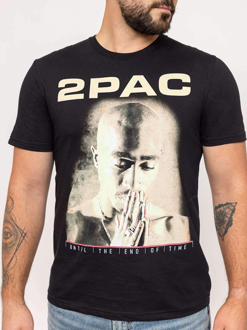 unisex tupac graphic tee