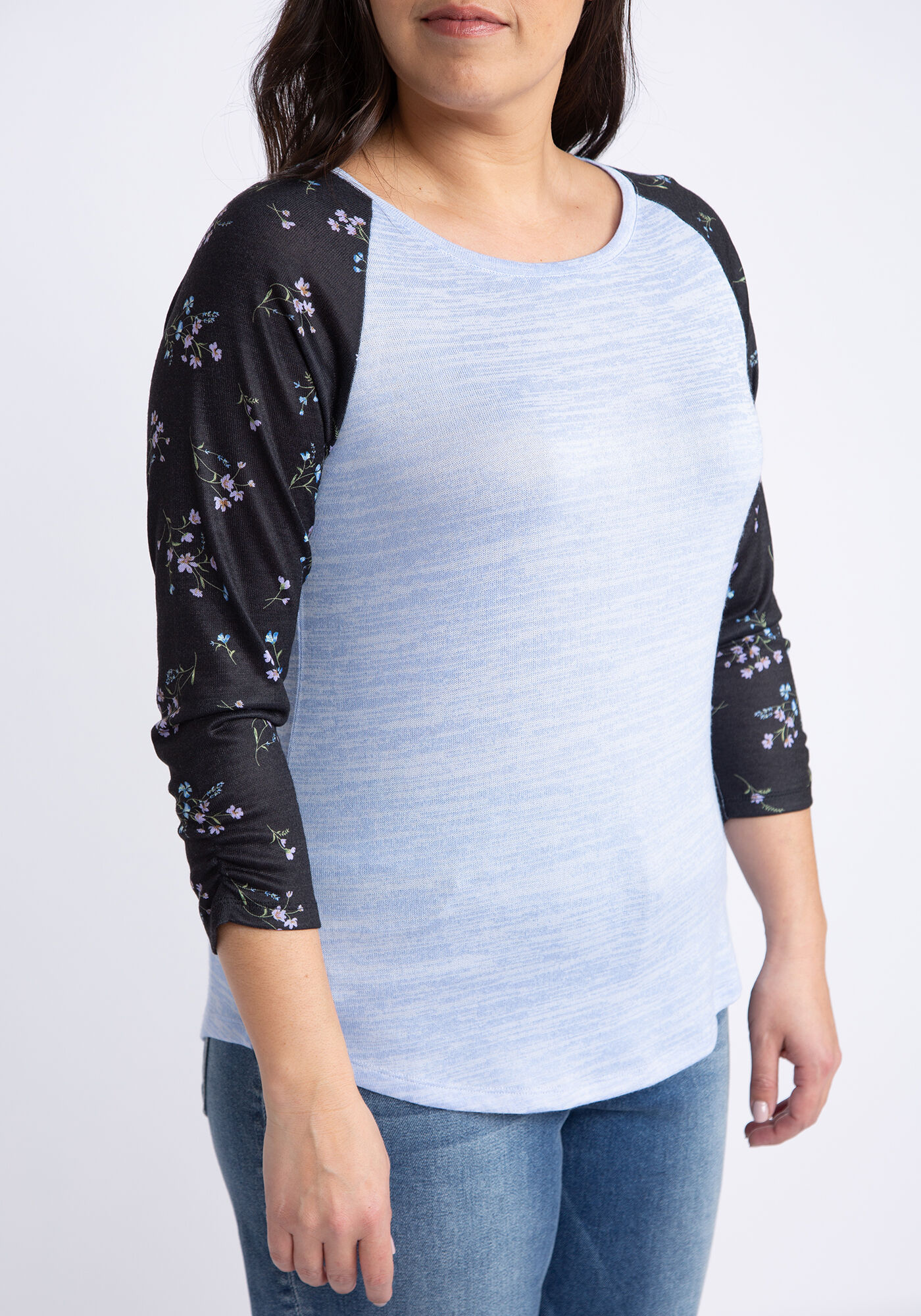 melinda printed 3/4 sleeve Image 4