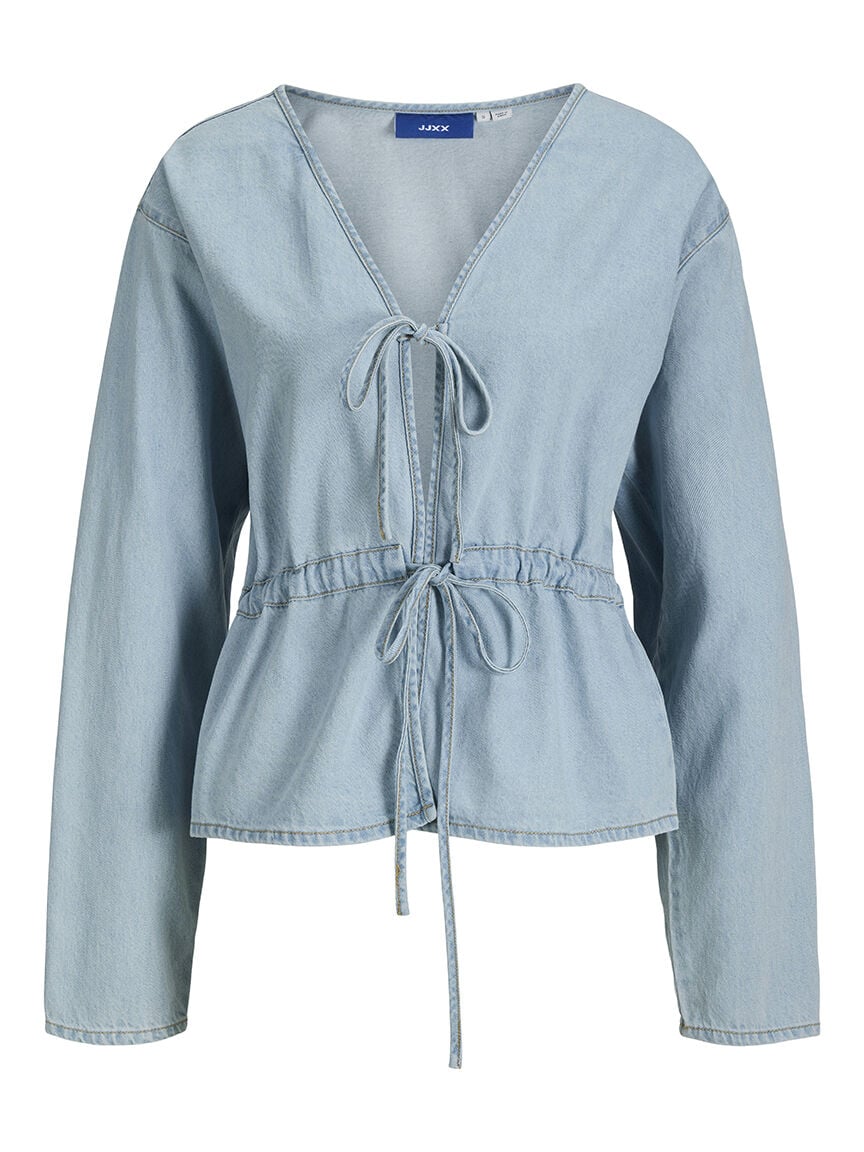 kenndy string denim shirt