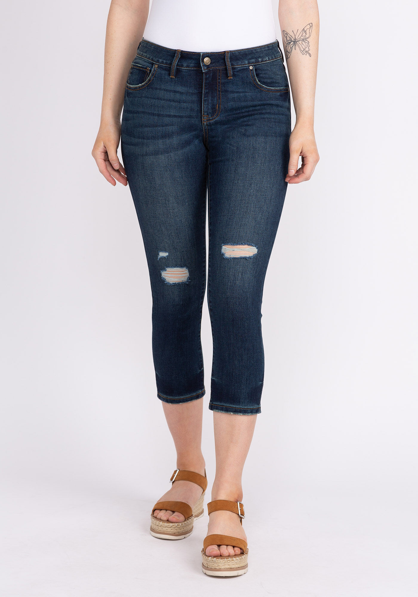 mid-rise capris Image 1