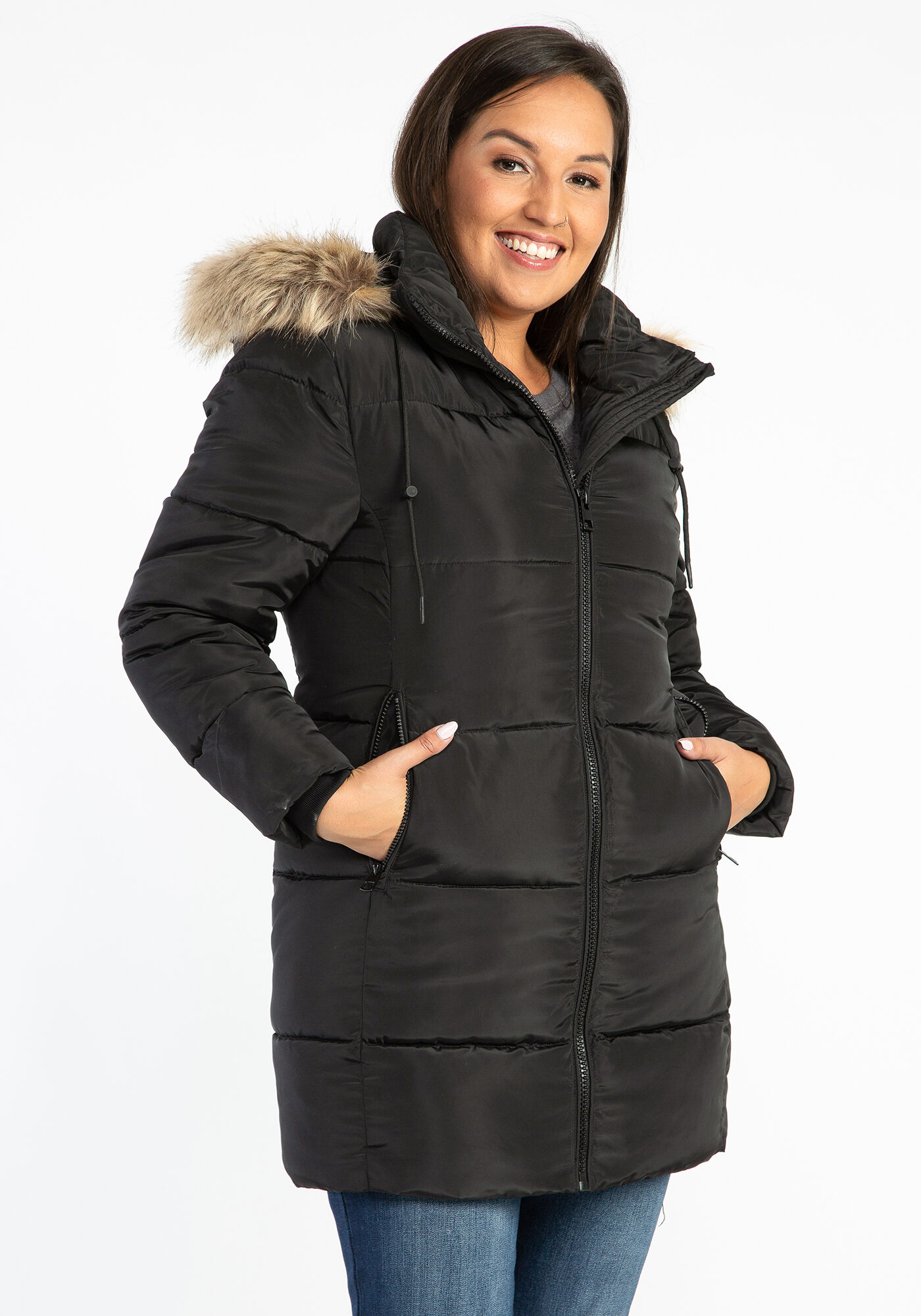 orford kismet mid length hooded puffer Image 4