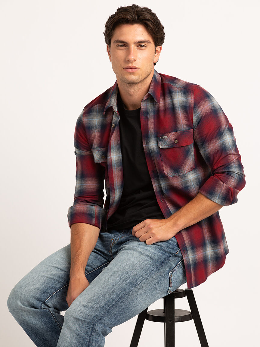 brushed flannel shirt Image 5