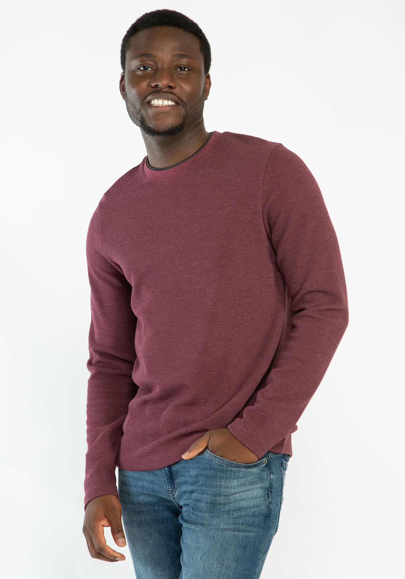 simon long sleeve crewneck shirt Image 1