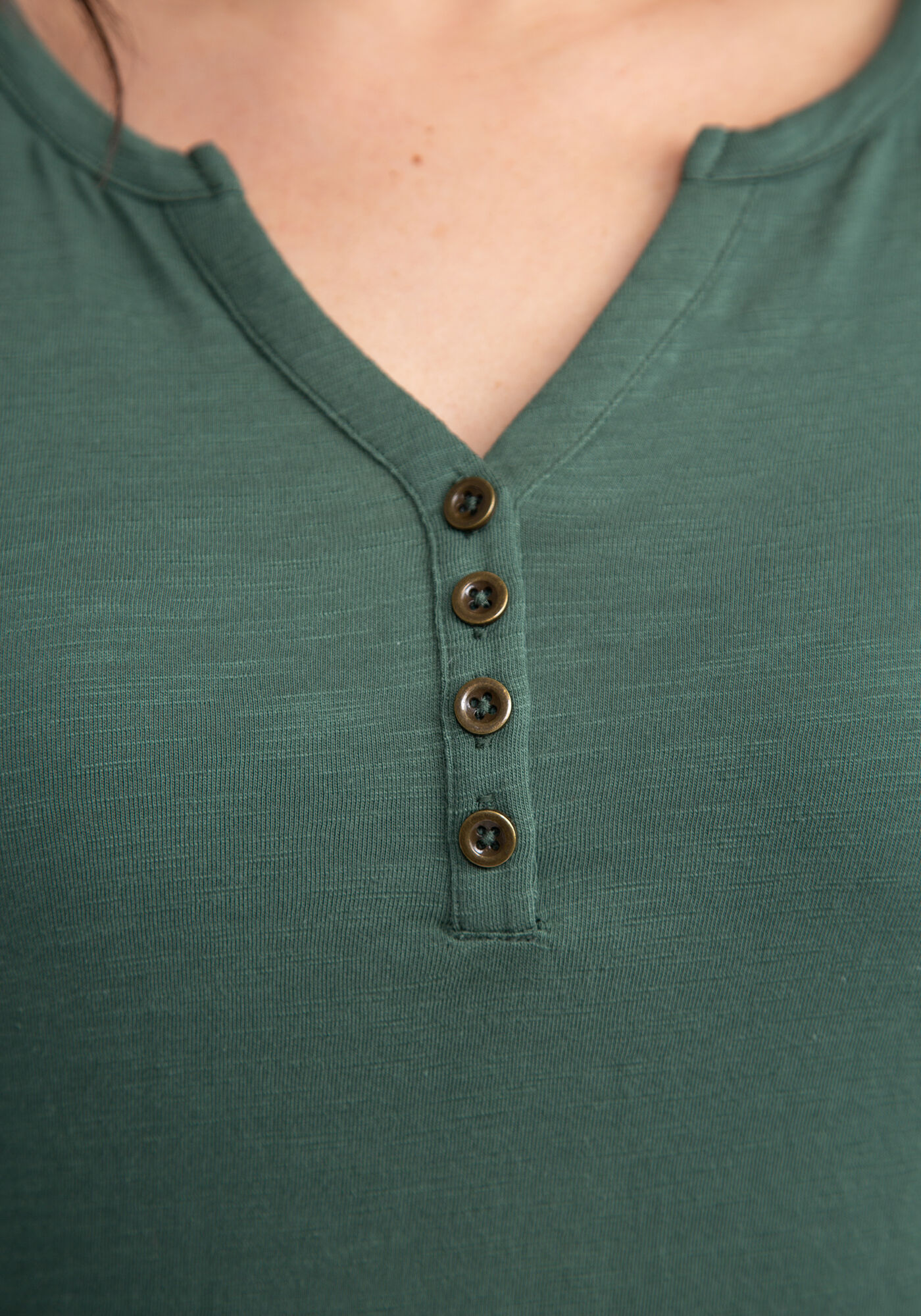 clementine crochet sleeve henley Image 5