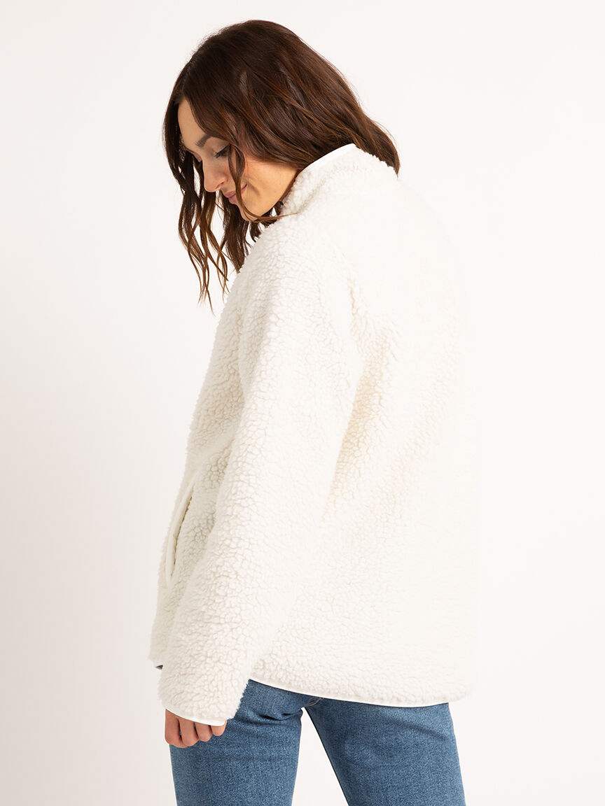 sadie sherpa button henley Image 6