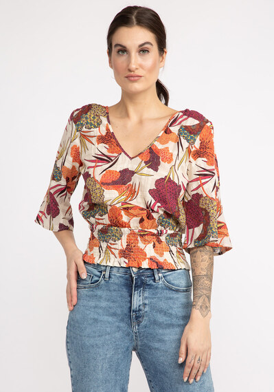 winona double v-neck blouse Image 1