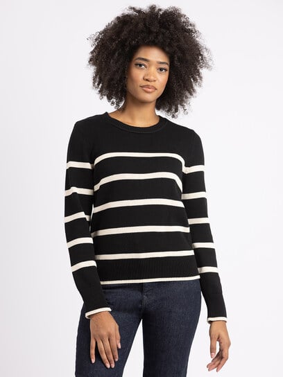 liesel crew neck stripe sweater liesel crew neck stripe sweater