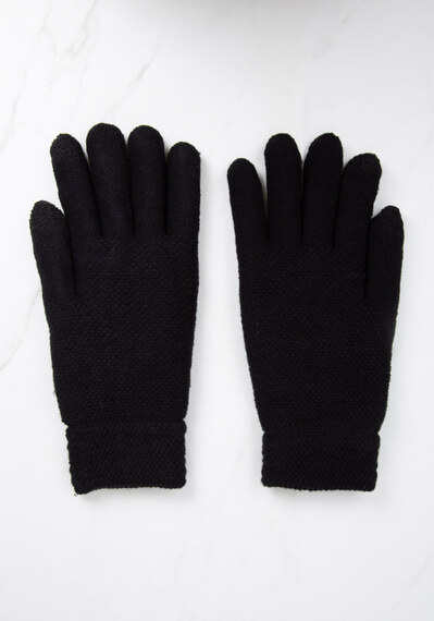 heat max men thermal knit gloves Image 1