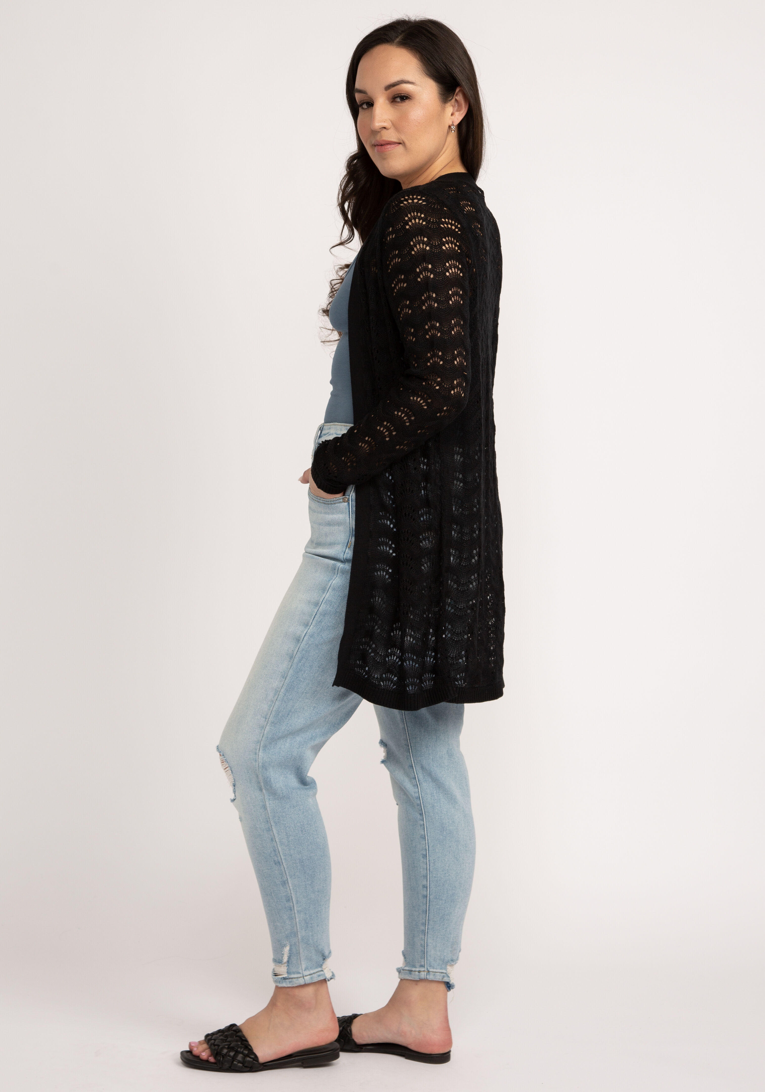 deidre open cardigan Image 4