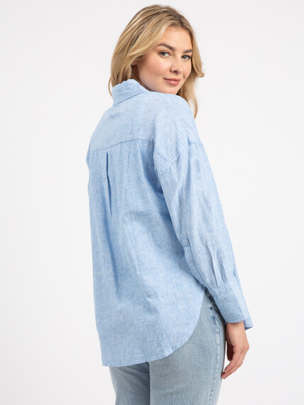 emma long sleeve button front shirt Image 3