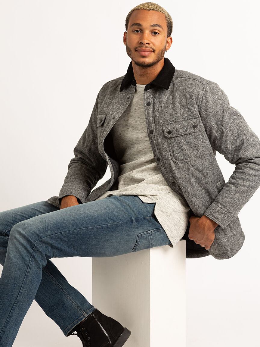 axel quilted shirt jacket Image 1