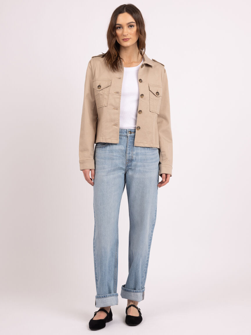 prima button front jacket Image 2