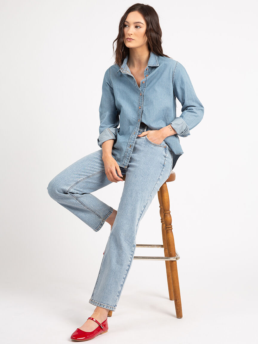 charla denim shirt Image 4