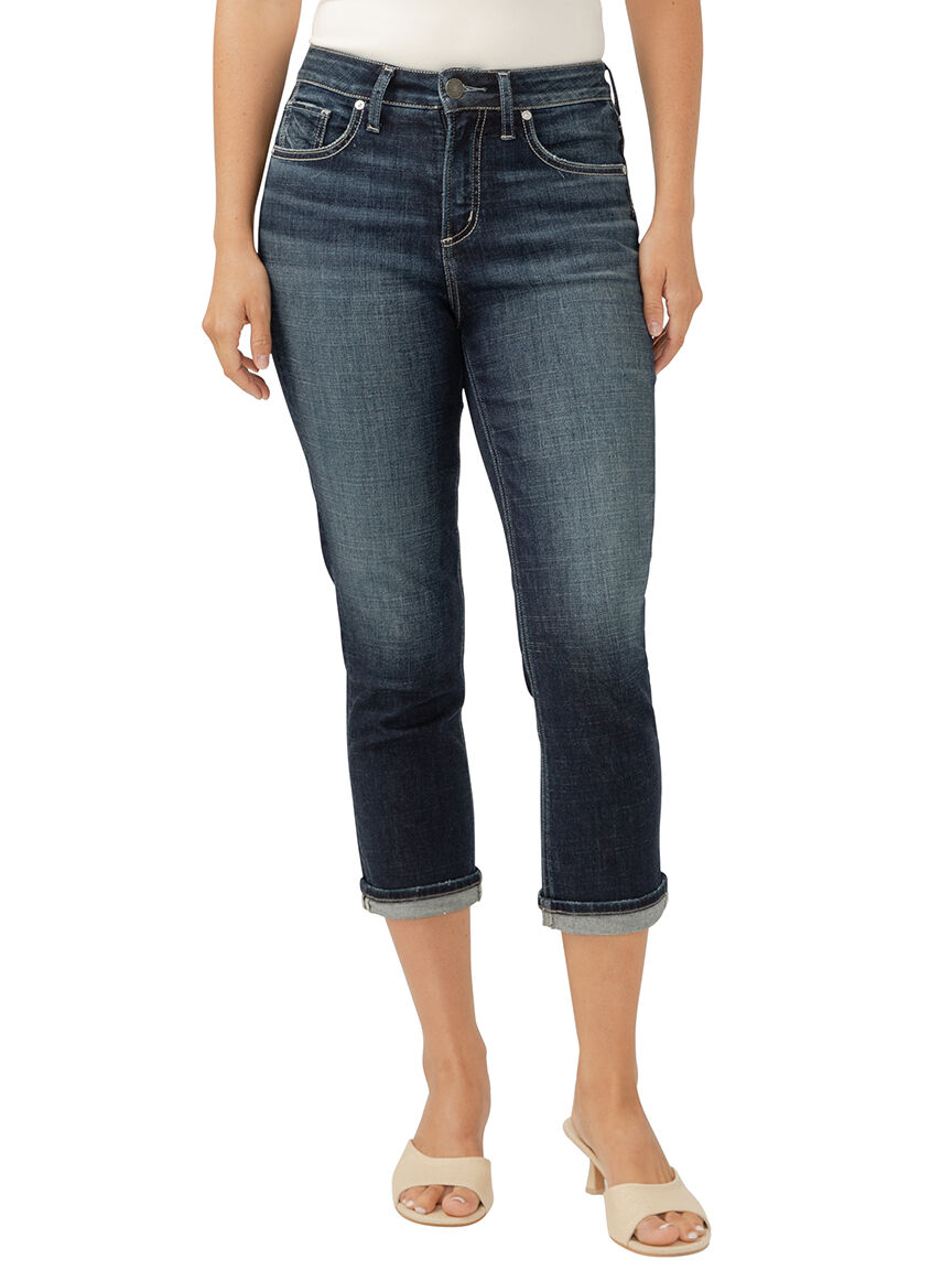 Avery High Rise Luxe Stretch Capri Image 1