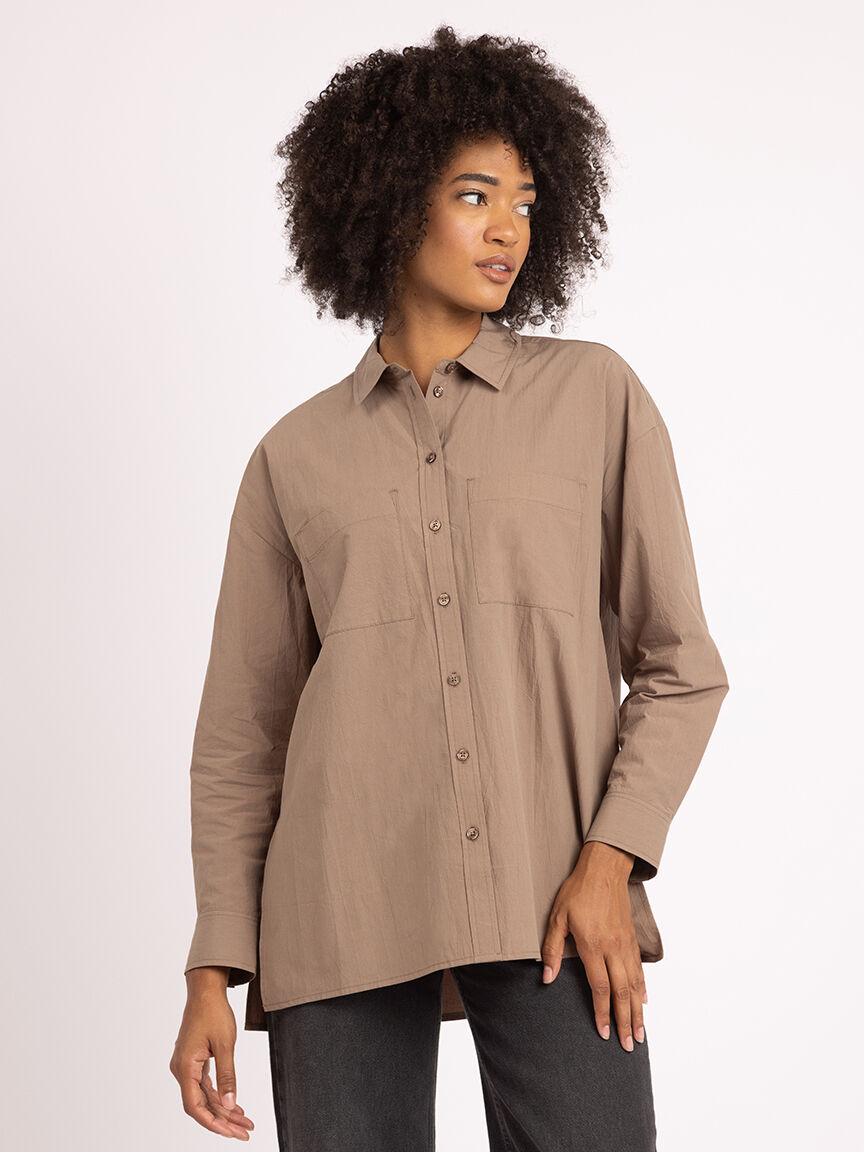 parker poplin shirt Image 1