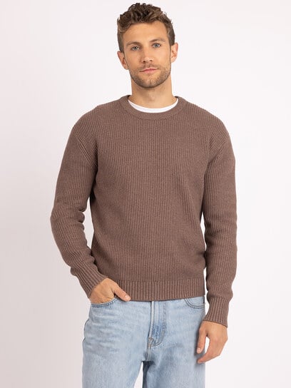 derek washed ribbed crewneck derek washed ribbed crewneck