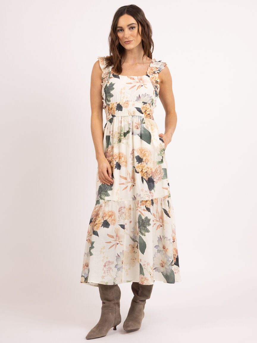 gretchen square neck maxi dress Image 1