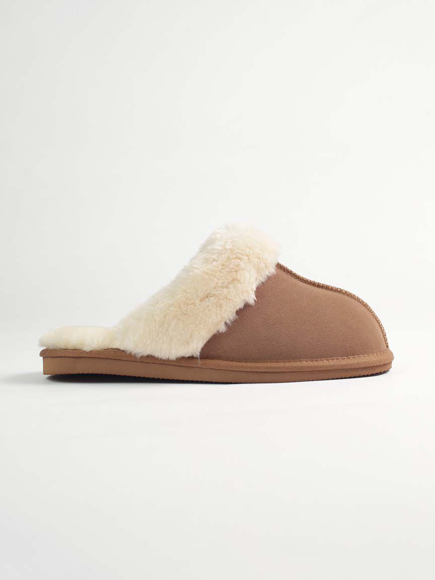 women's suede slippers Image 1