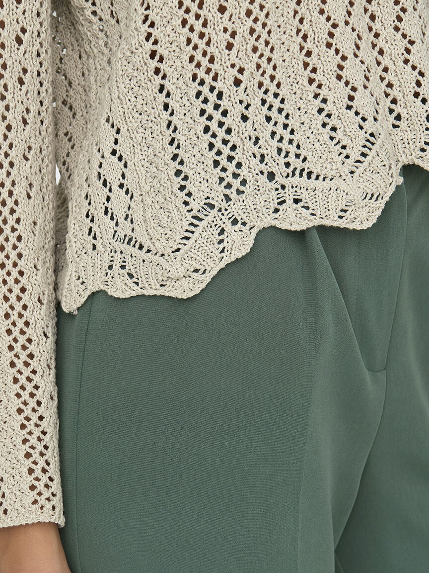 nola 3/4 sleeve sweater