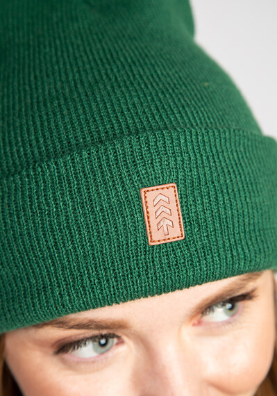 northbound vegan leather patch cuffed beanie Image 6