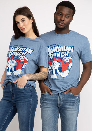 hawaiian punch character t-shirt , Blue