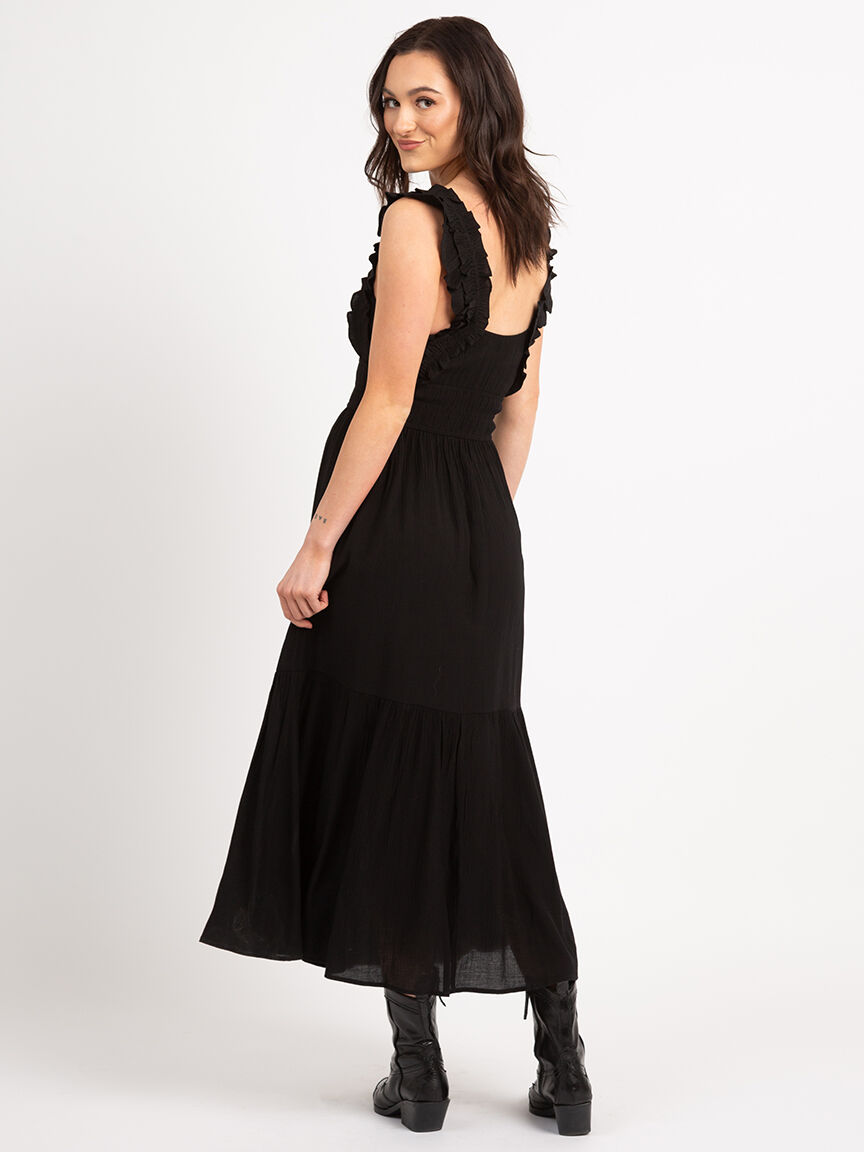 gretchen tiered ruffled strap maxi Image 3