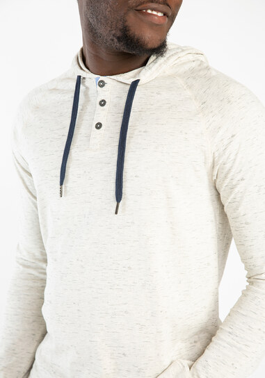 popover hoodie with raglan sleeves