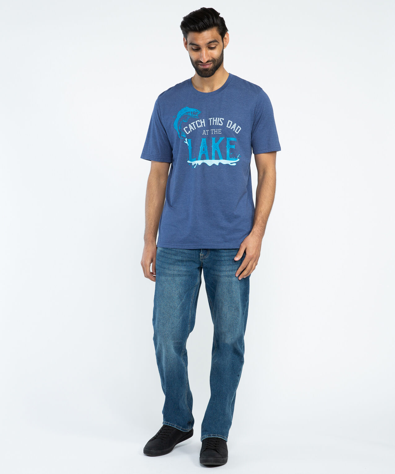 catch this dad at the lake tee Image 4