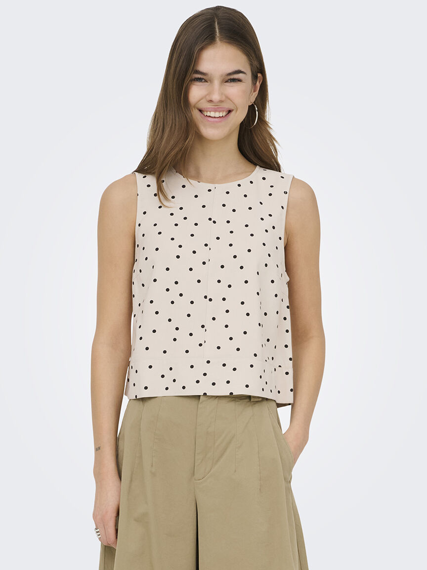dorsi sleeveless top