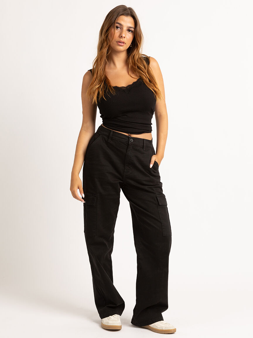 kara high rise wide leg cargo Image 5