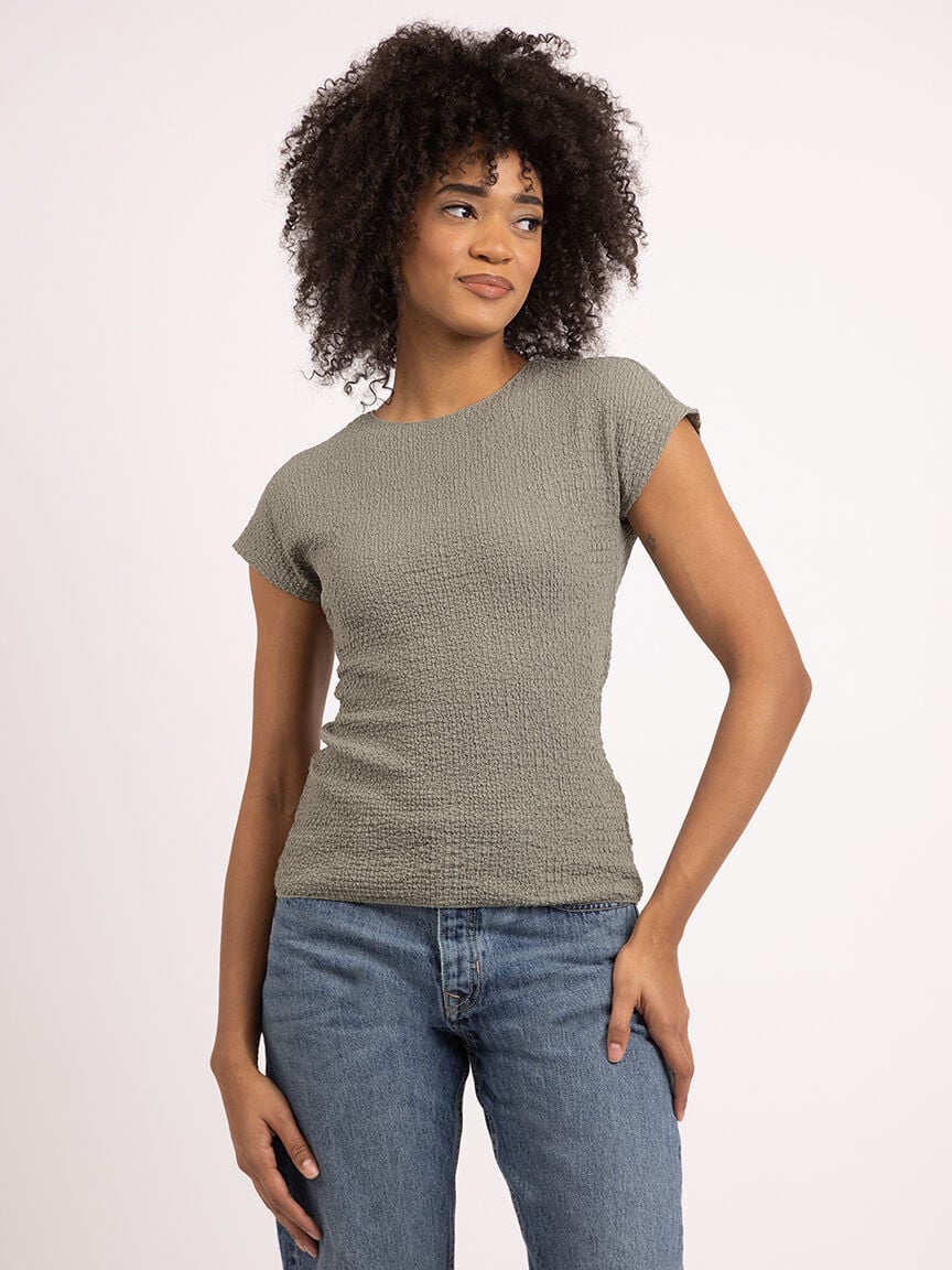 trina crew neck t-shirt Image 1