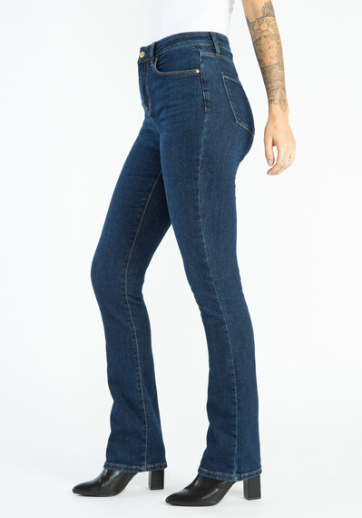 high rise slim bootcut jeans Image 3