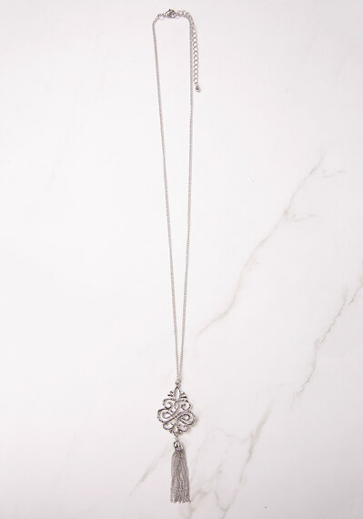 necklace w filigree pendant necklace w filigree pendant Image 1