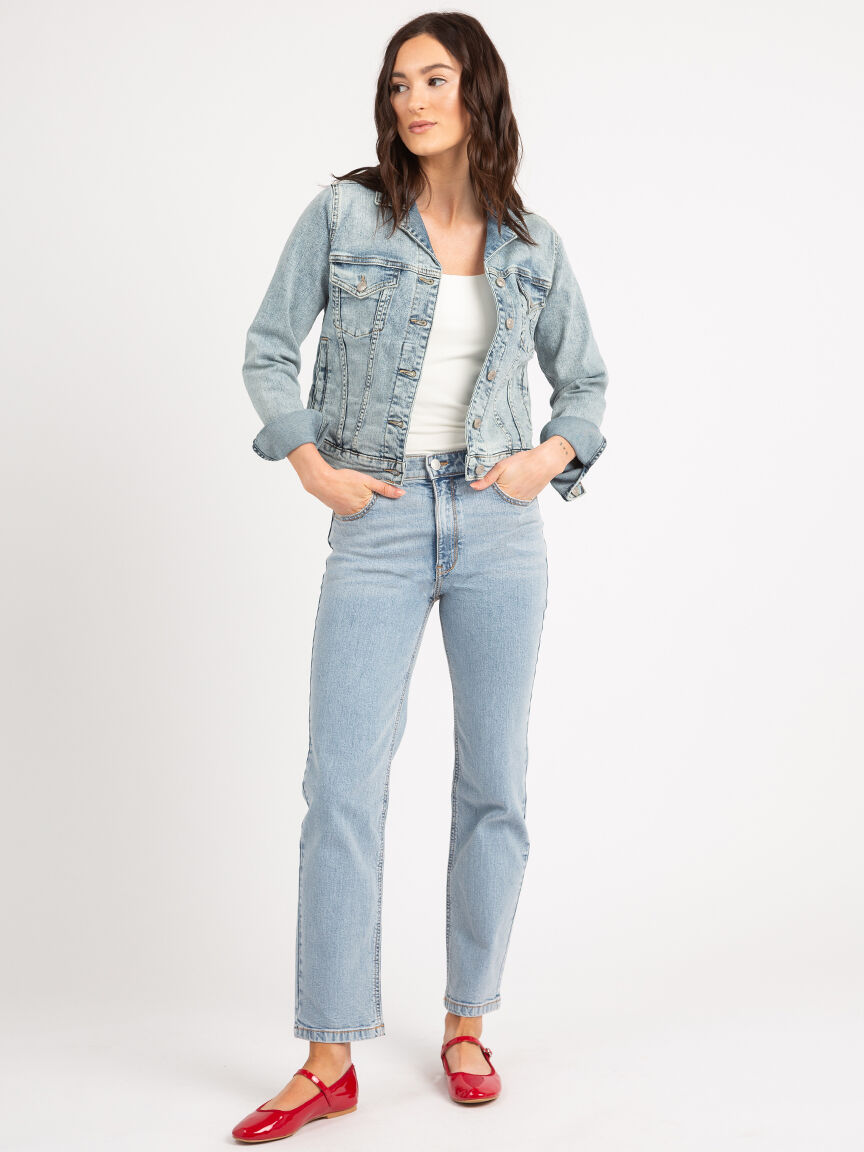 fitted jean jacket Bootlegger 2000006109
