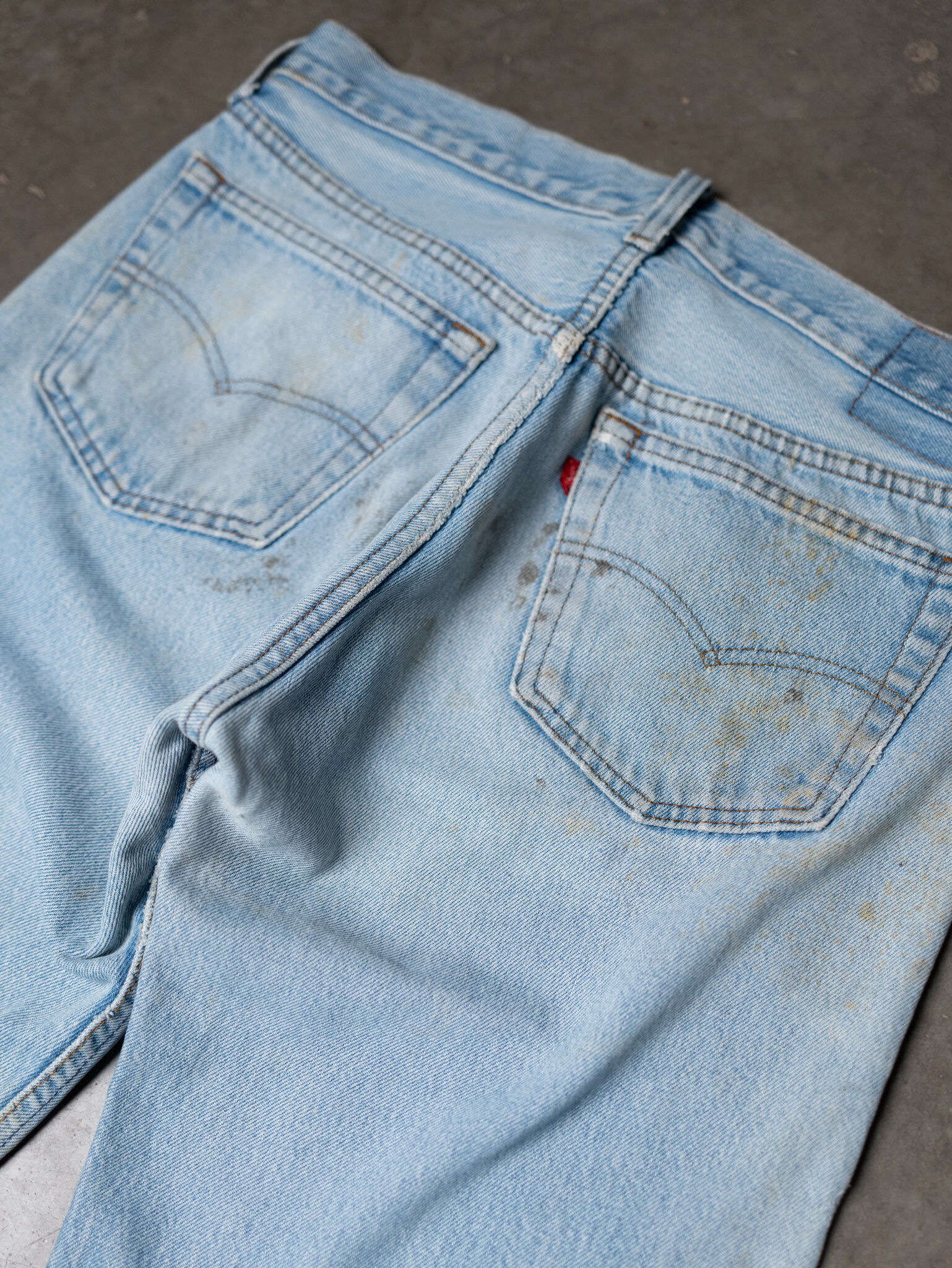 levi's 501 jean with repairs circa early 80s Image 7