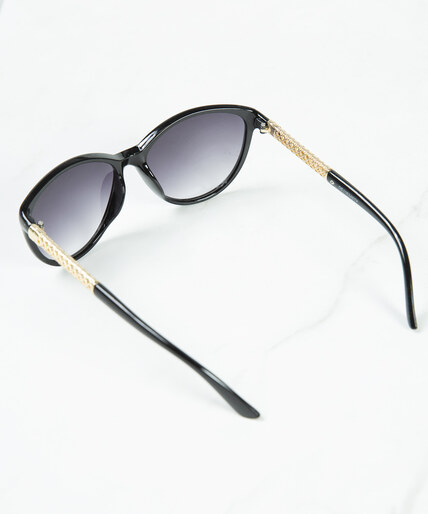 black cateye sunglasses Image 3