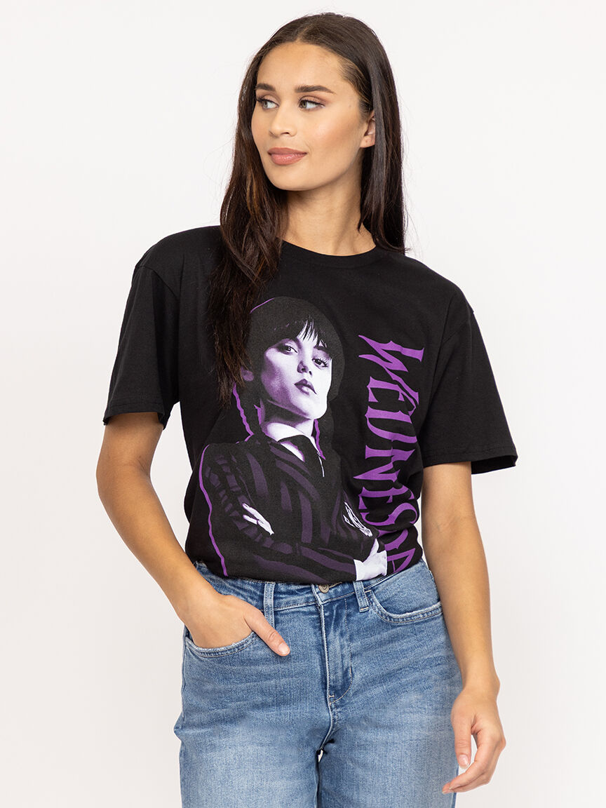 unisex wednesday graphic tee