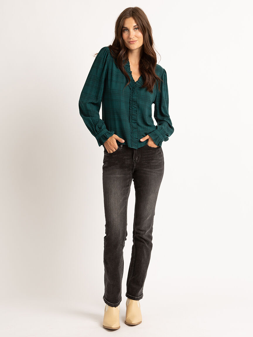 Sybil plaid long-sleeve Image 3