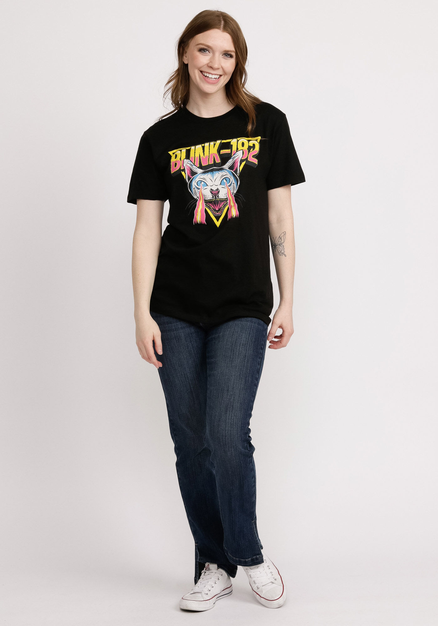 cat laser eyes t-shirt Image 5