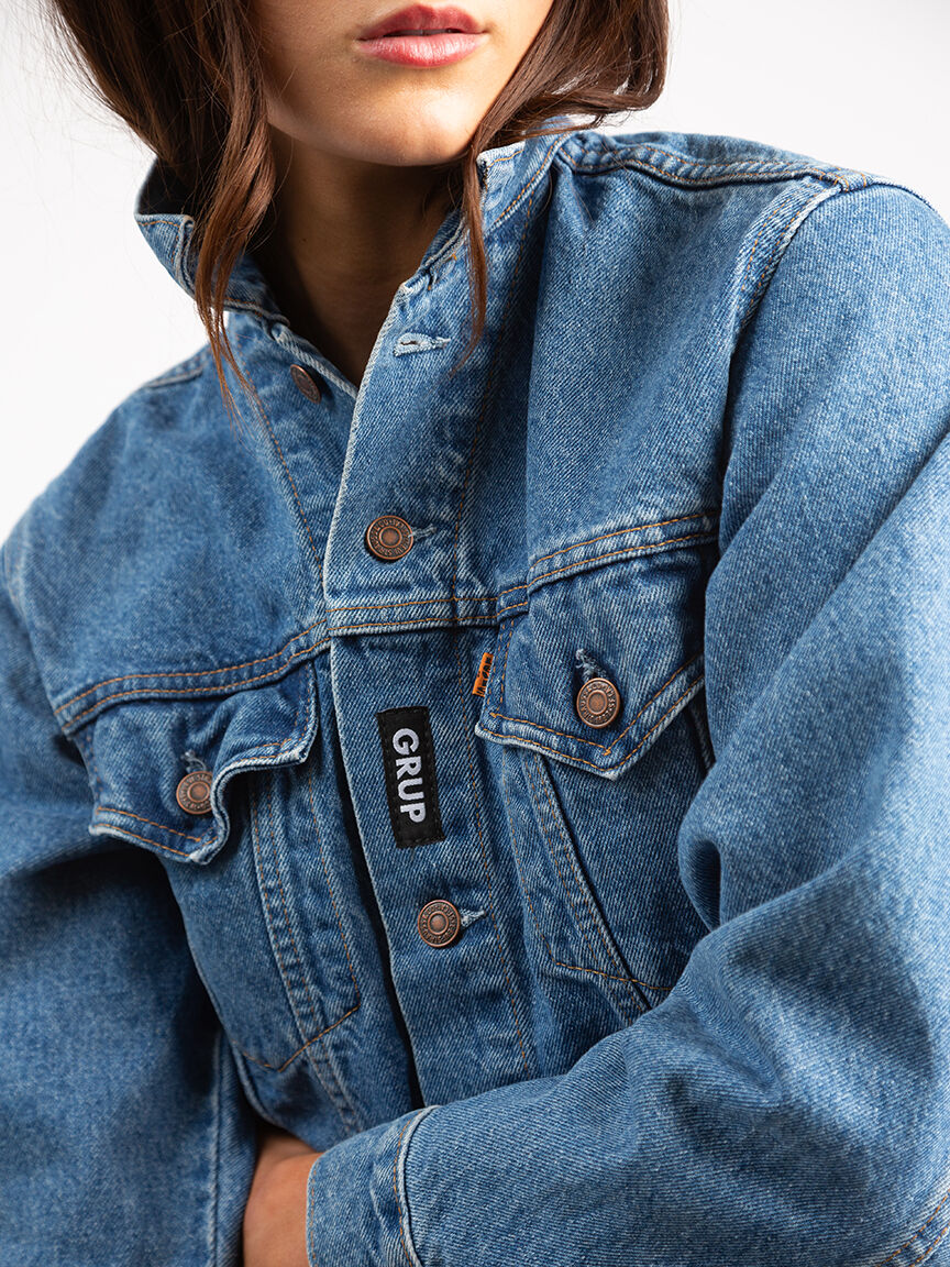 Levi's baggy sport tape trucker shop