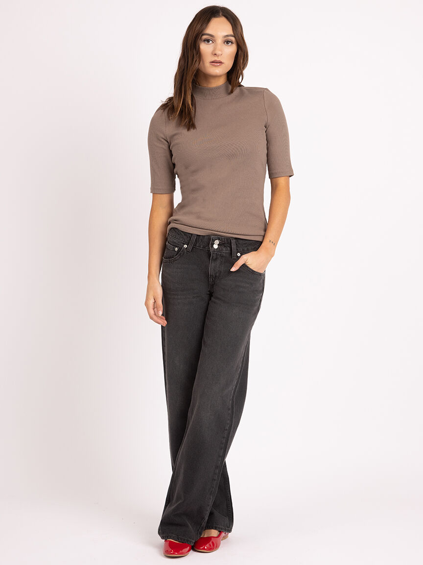 signey mock neck top Image 2