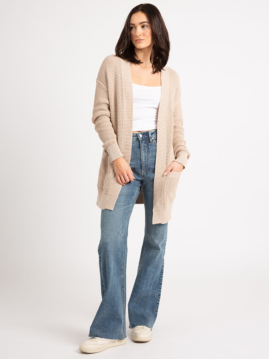 forest long sleeve open cardigan Image 2