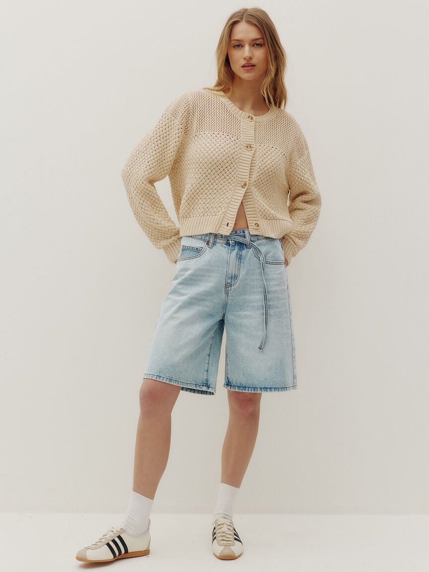 hudson belted shorts