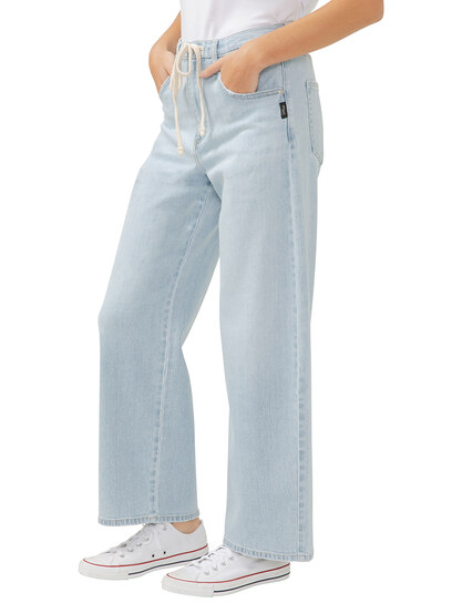 Be Easy Straight Leg Drawstring Jeans Be Easy Straight Leg Drawstring Jeans