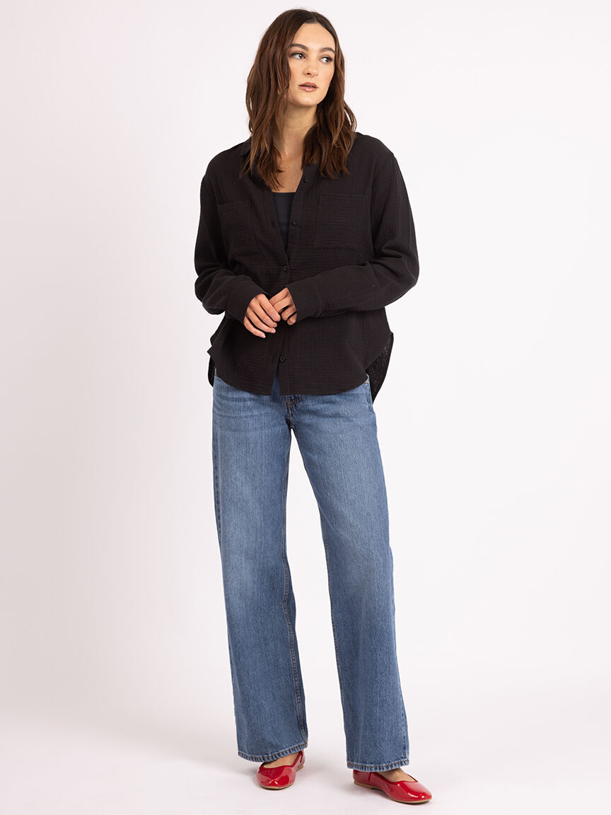 kasey gauze shirt Image 6